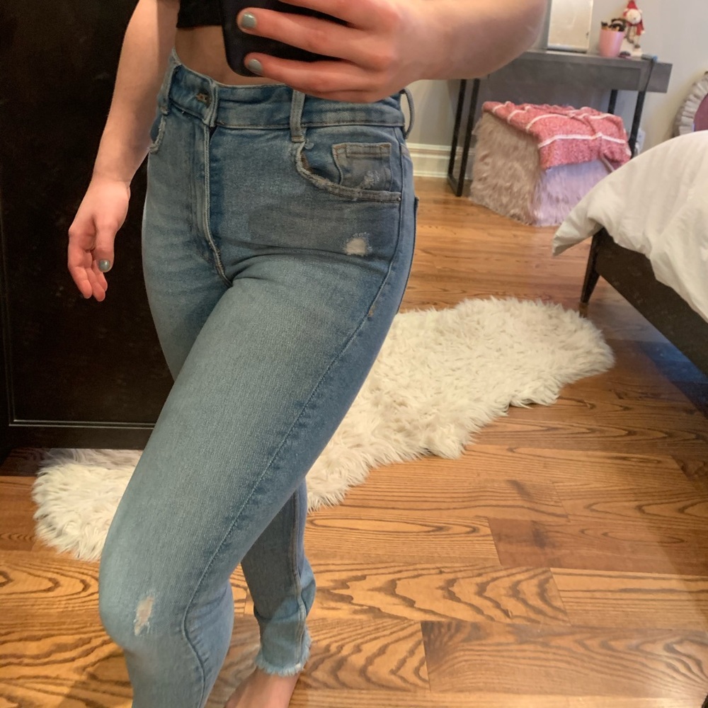 Light washed Zara jeans